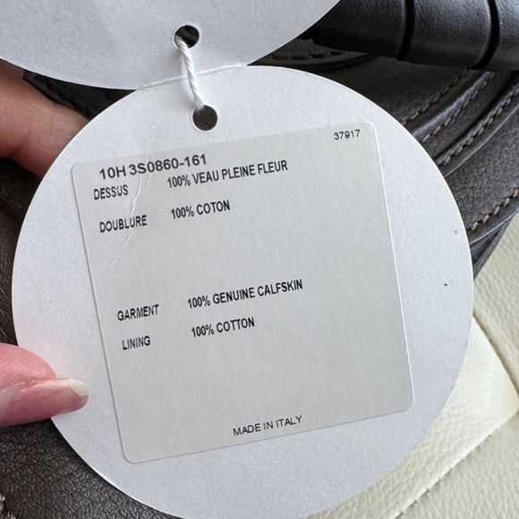 Chloe Marcie Medium Grey Calfskin Leather Handbag - Picture 13 of 15